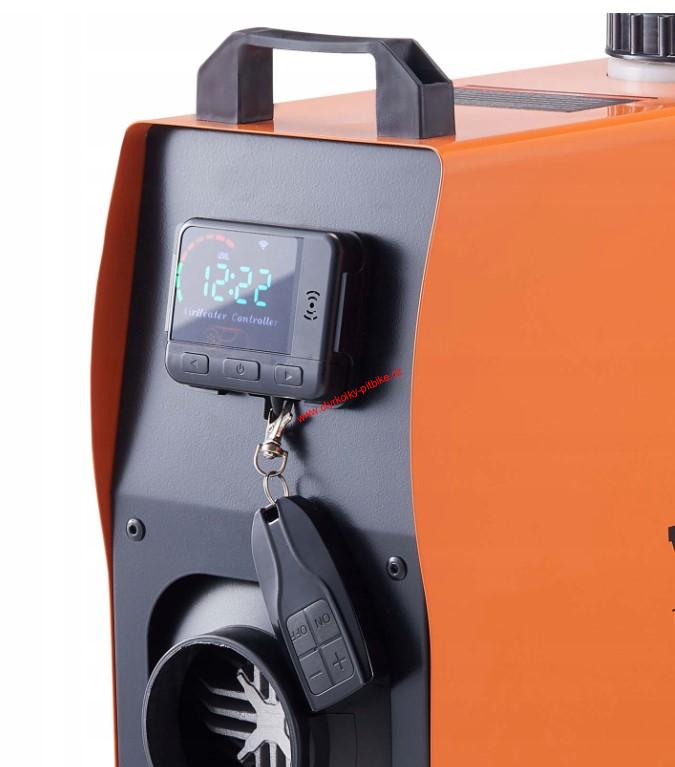 Naftové nezávislé topení 12V Vevor s Bluetooth 5kW