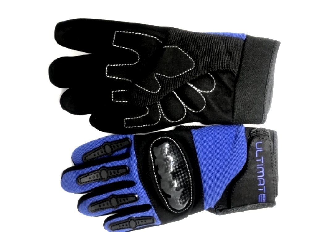 Dětské moto cross rukavice Ultimate modré