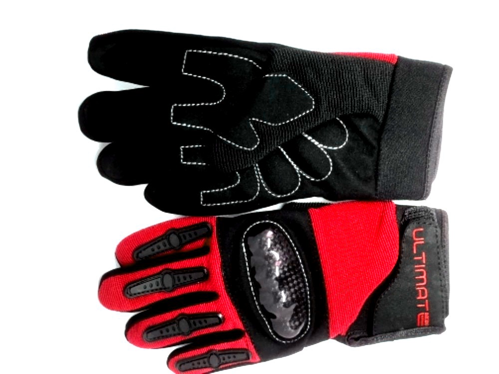 Dětské moto cross rukavice Ultimate červené