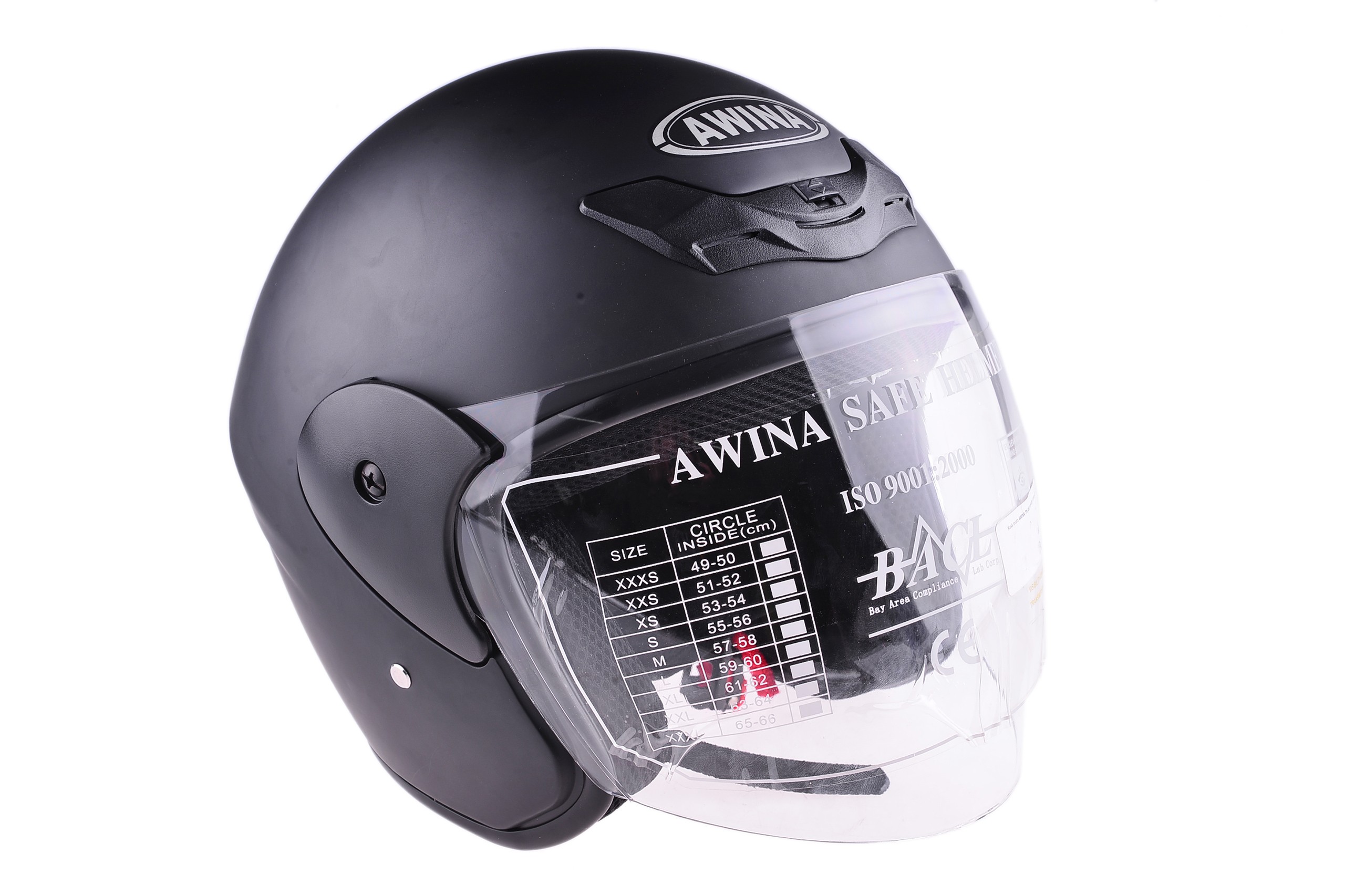 Moto helma na skútr černá TN8661