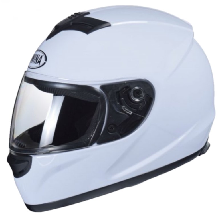 Moto helma integrální bílá