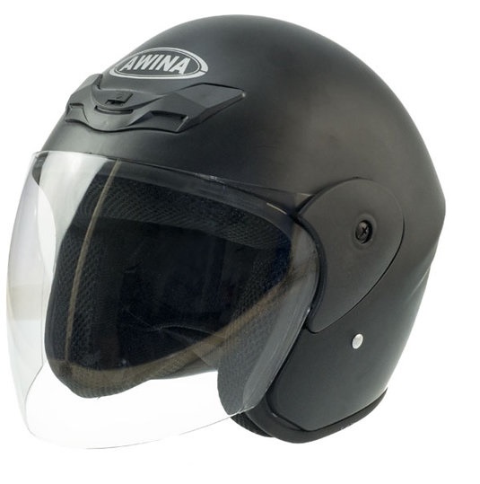 Moto helma na skútr matná černá TN8661