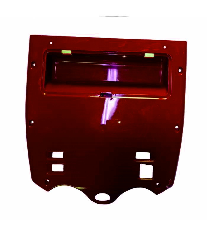 Plast pod volant na traktor 110cc červený