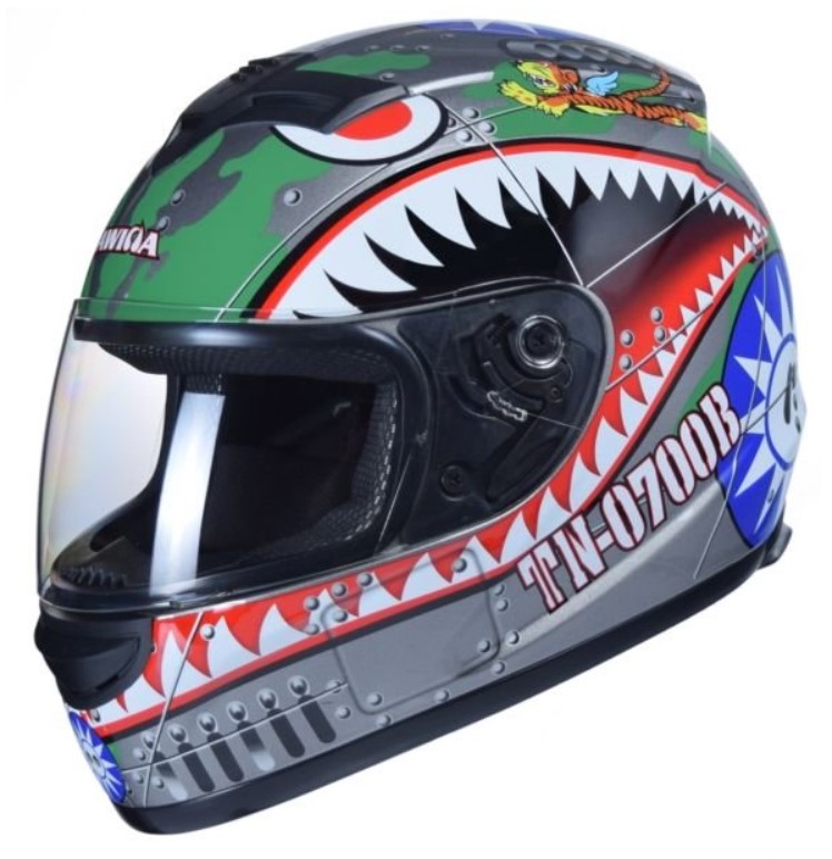 Moto helma integrální barevná
