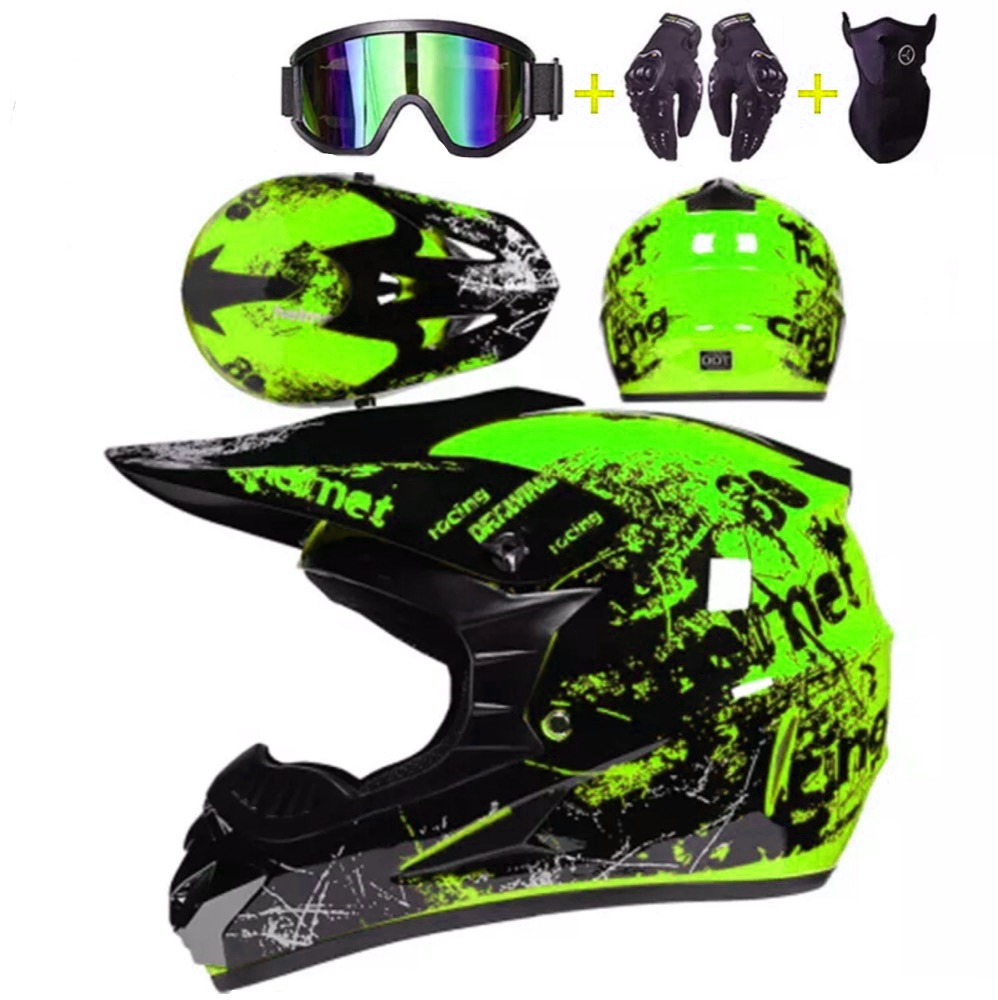 Cross helma zelená XTR SET
