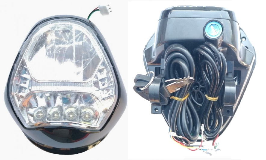 Přední světlo pro elektrokoloběžku Chopper 60V 1000W