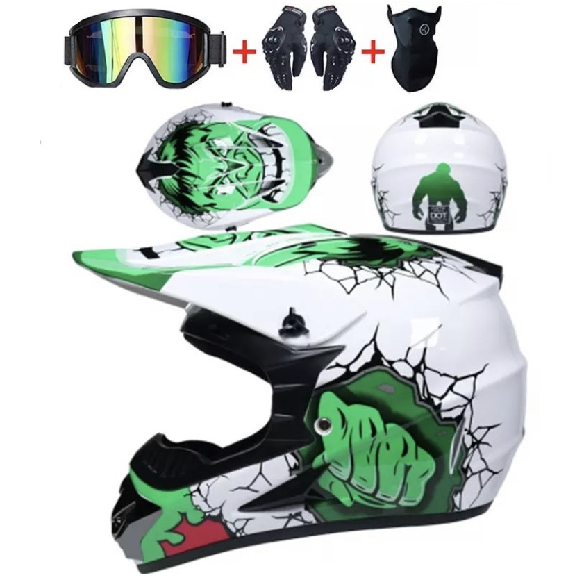 Cross helma Hulk SET zelená