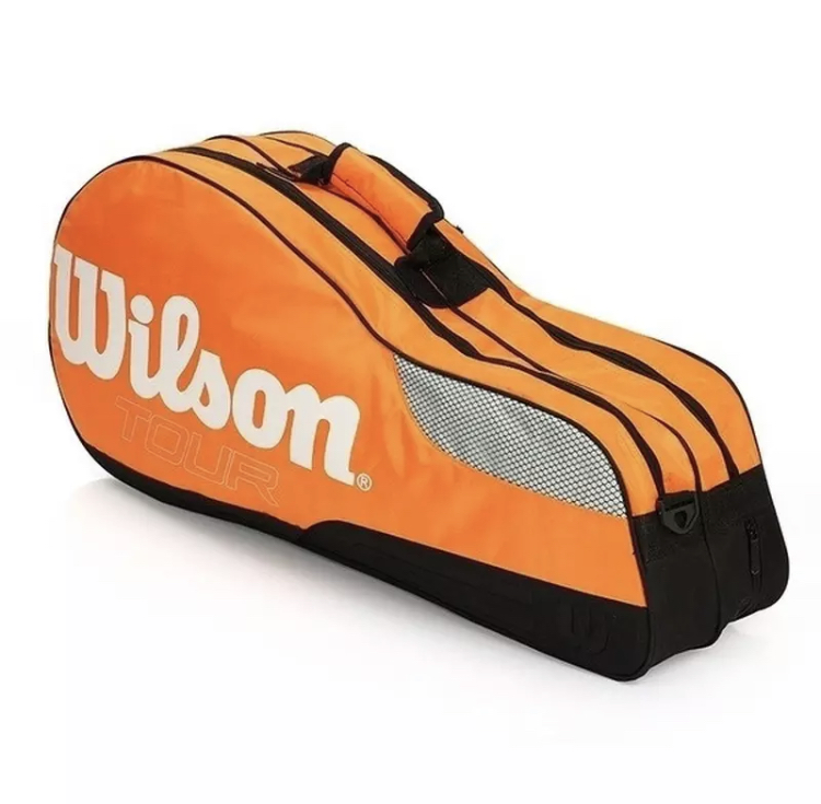 Tenisová taška na rakety Wilson oranžová