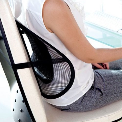 Ergonomická opěrka zad masážní