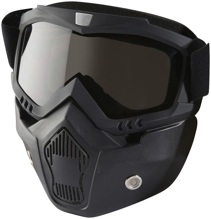 Motocrossová ochranná maska s brýlemi
