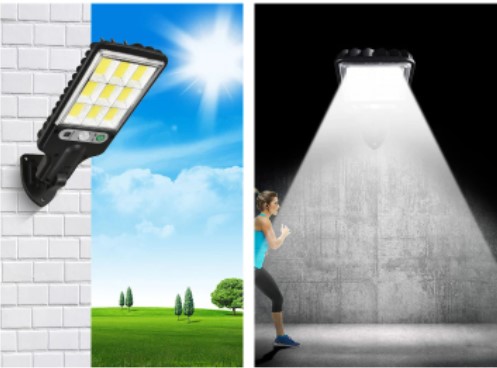Solární LED osvětlení na dům