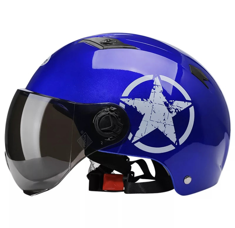 Moto helma STAR modrá