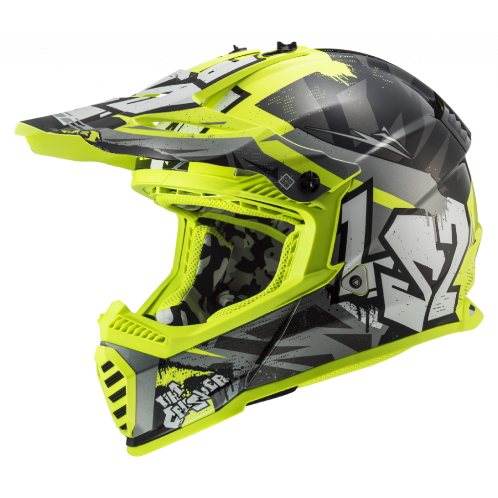 Krosová moto přilba LS2 FAST MX437 FAST EVO MINI CRUSHER vel. 47-51cm