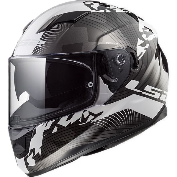 Integrální moto přilba LS2 FF320 STREAM EVO HYPE TITANIUM vel. XS - XXL