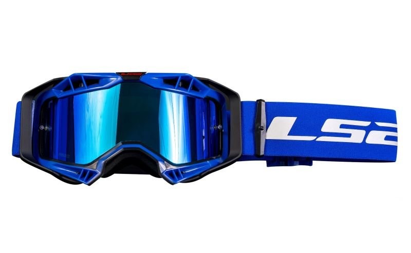 Moto brýle LS2 Aura modré zrcadlové