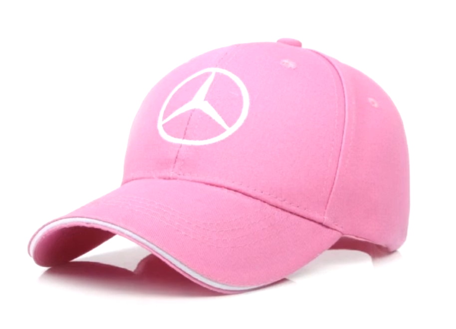 Kšiltovka Mercedes růžová
