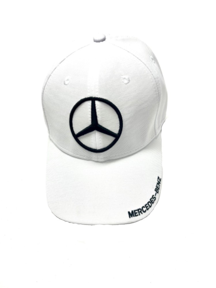 Kšiltovka Mercedes bílá s logem