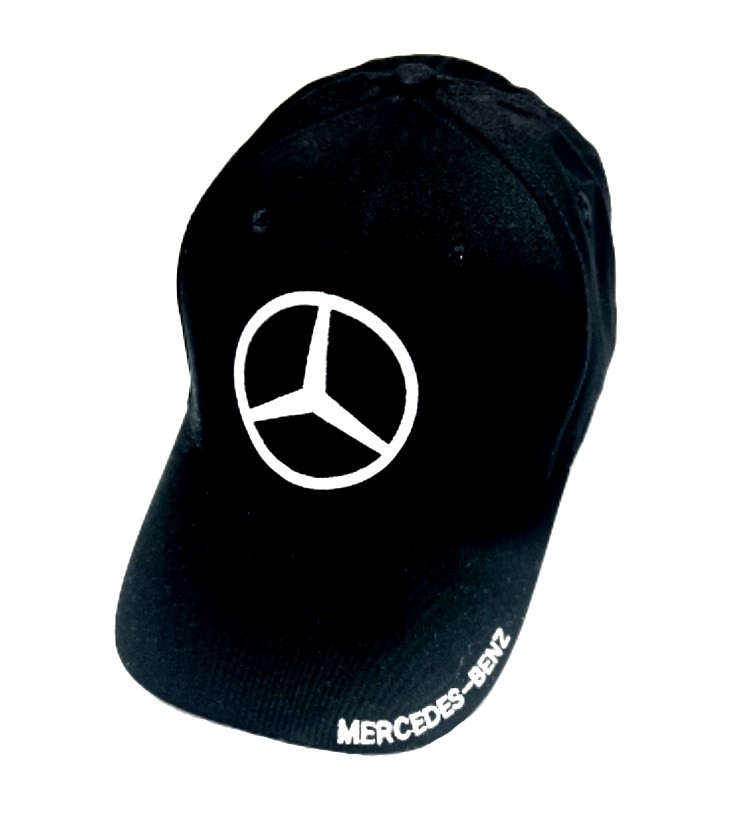 Kšiltovka Mercedes černá s logem