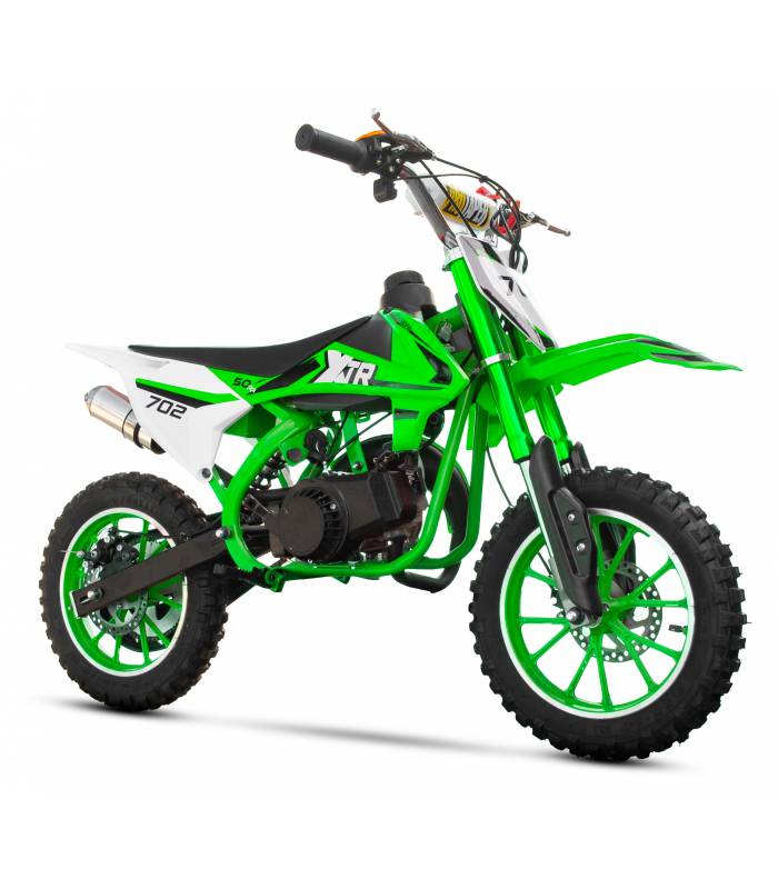 Minicross XTR Style 50cc 2T El.start poloautomat green