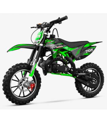 Minicross Liya 705 50cc 2T E-start zelená