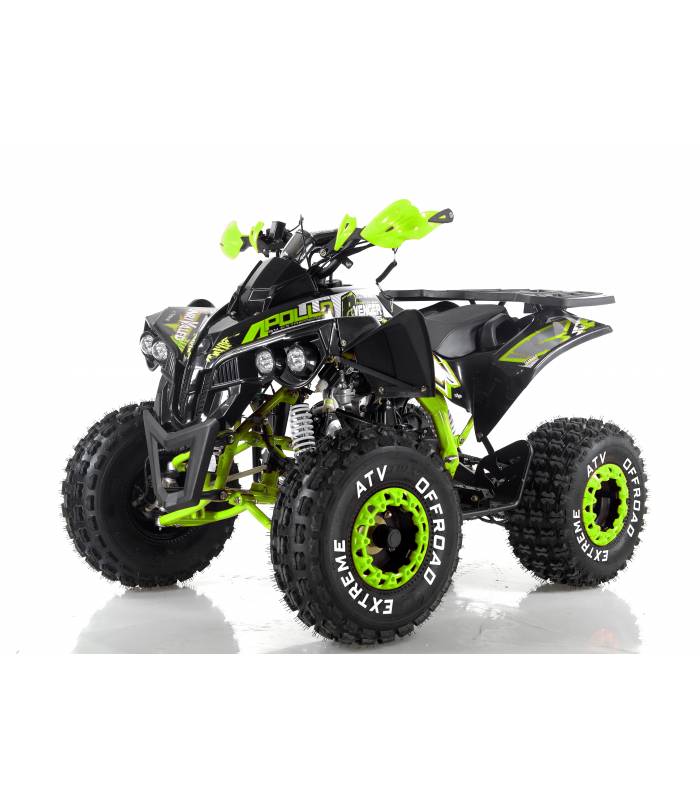 Dětská čtyřkolka Apollo Avenger 125cc poloautomat žluto-zelena