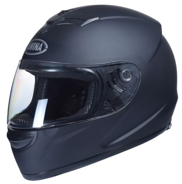 Moto helma integrální černá velikost 49-63m