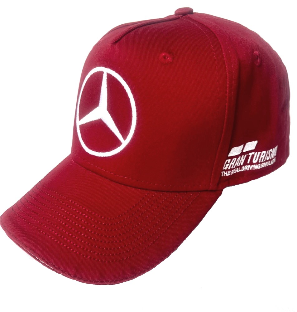 Kšiltovka AMG Mercedes-Benz vínově červená