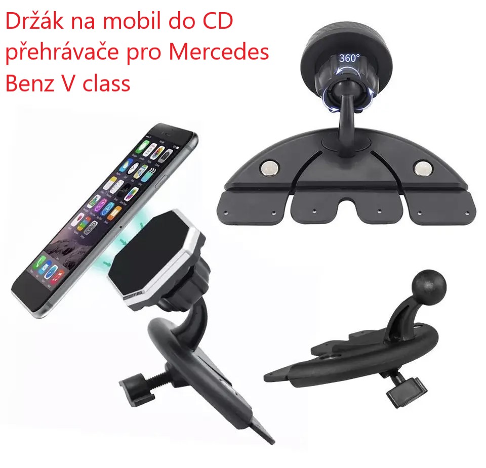Držák na mobil do auta pro Mercedes V class