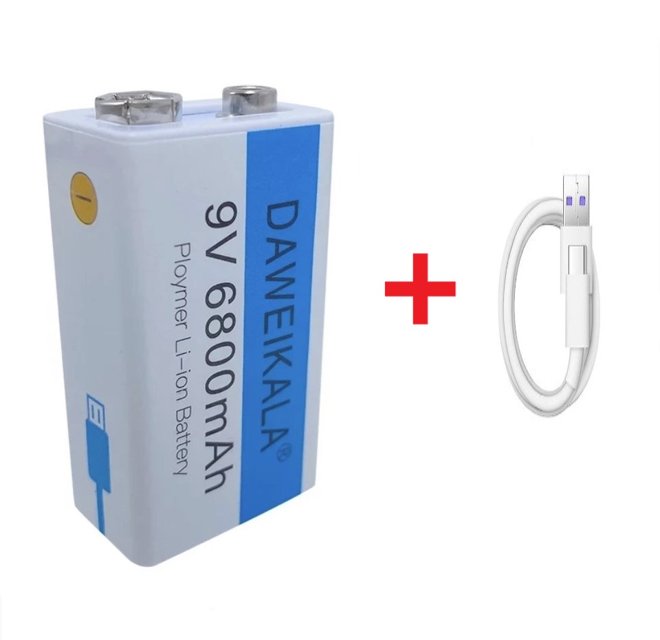 Nabíjecí baterie 9V 6800mAh