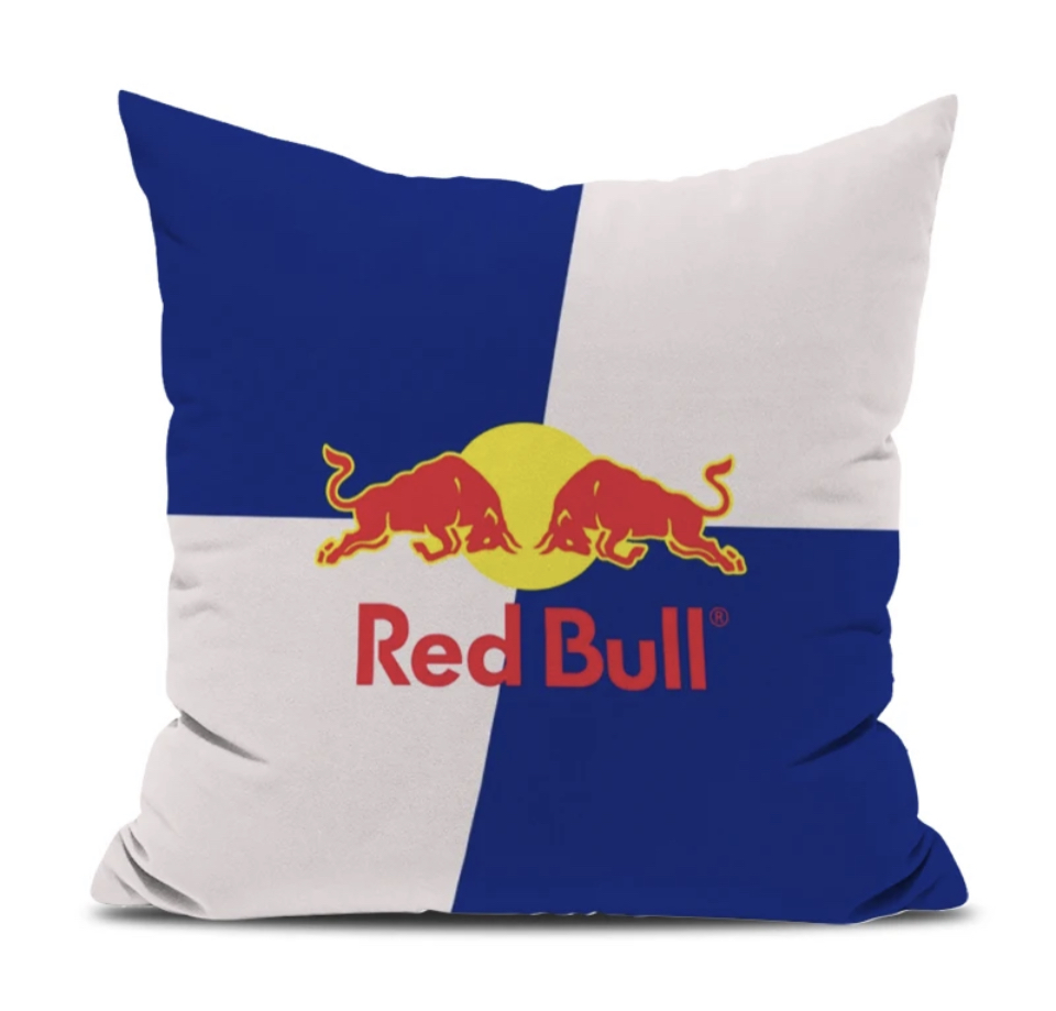 Polštář RedBull 30x30cm modro-bílý