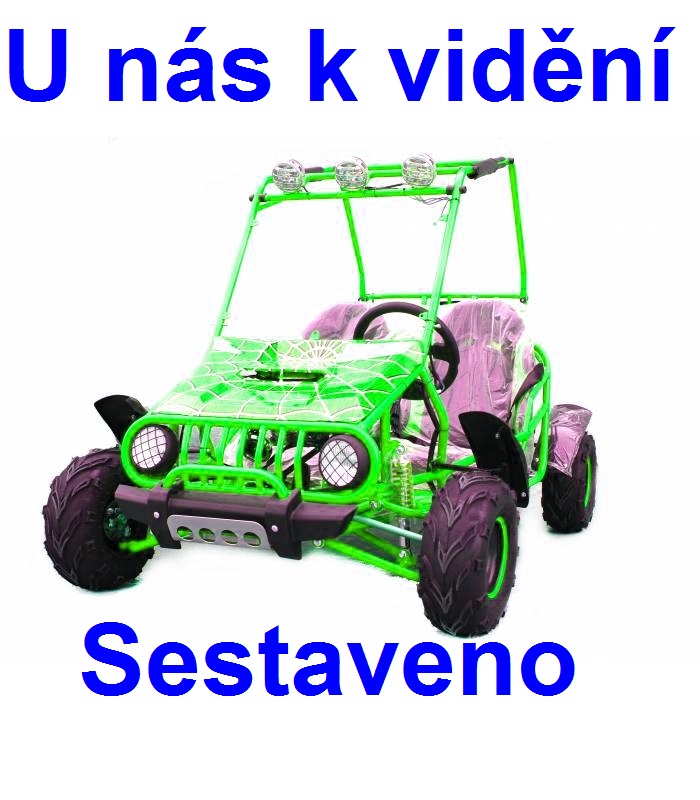 Dětská Buggy Spider 125cc green