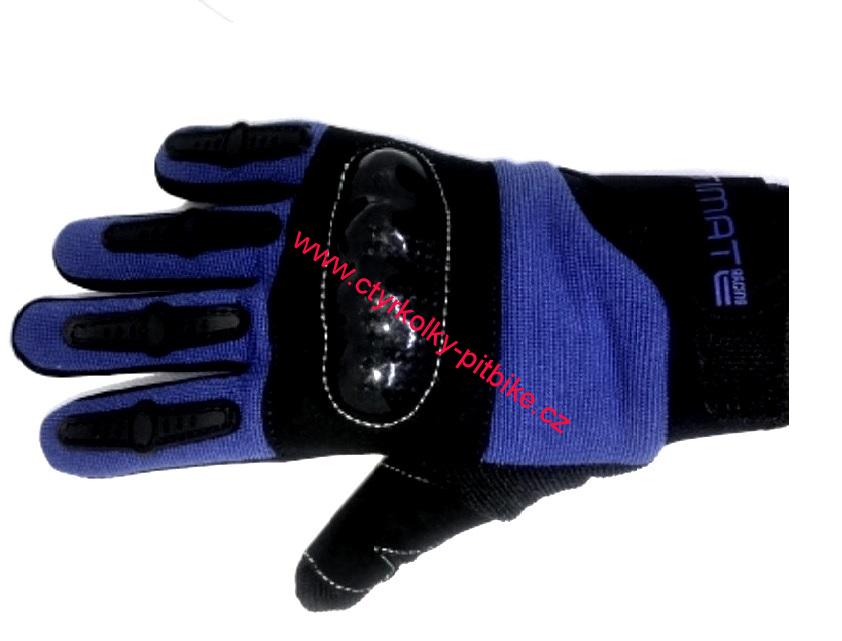 Dětské moto cross rukavice Ultimate modré