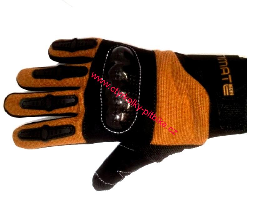 Dětské moto cross rukavice Ultimate oranžové