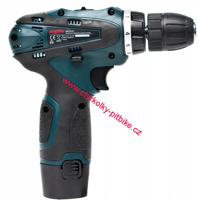 Aku Vrtačka Eurotec Li-ion18V WPCD151