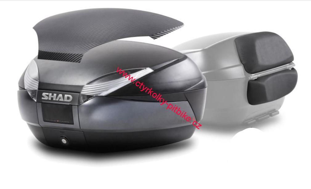 Moto kufr SHAD SH48 tmavě šedý s opěrkou