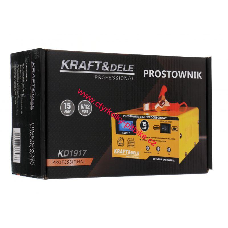Autonabíječka Kraft&Dele se 6/12V 3Ah-200Ah