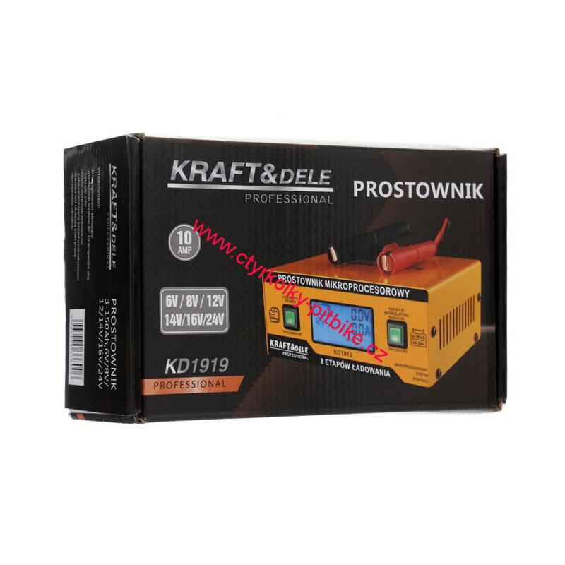 Autonabíječka Kraft&Dele 6V/8V/12V14V/16V/24V 3Ah-150Ah
