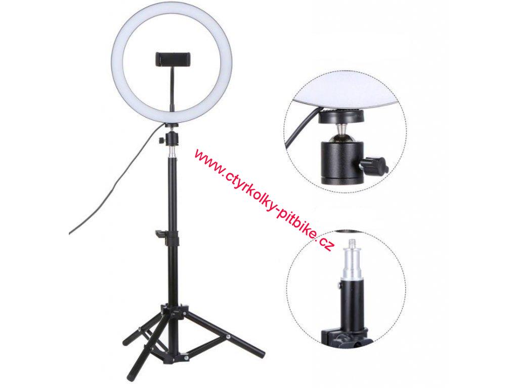 Led světlo pro focení natáčení mobilem 26cm
