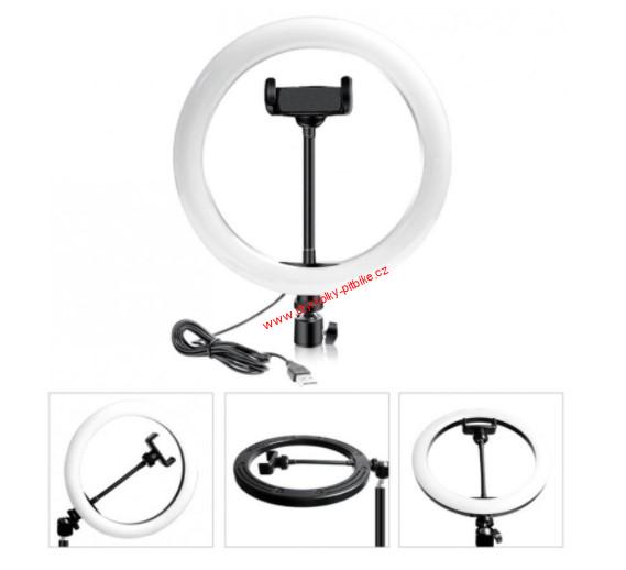Led světlo pro focení natáčení mobilem 30cm barevné