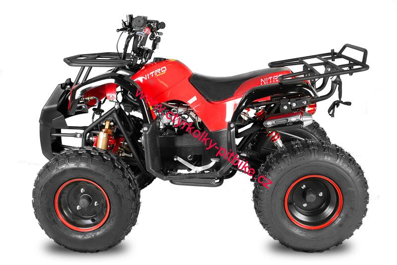 Čtyřkolka ATV Toronto Sport RS automat 125ccm červená 8" kola