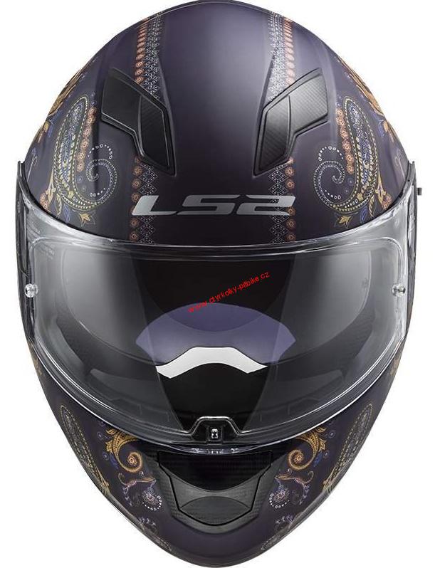 Integrální moto přilba LS2 FF320 STREAM EVO PASLY MATT VIOLET vel. XXS - XXL