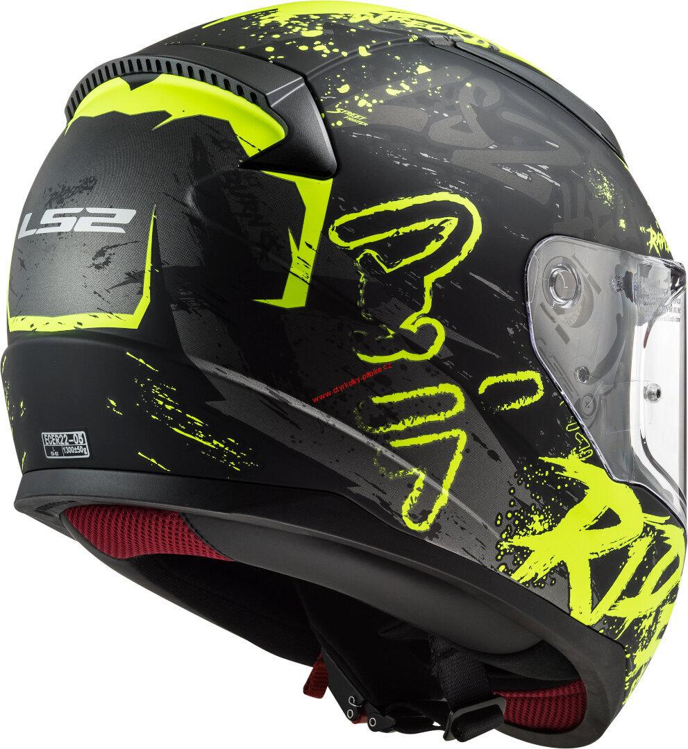 Integrální moto přilba LS2 FF353 Rapid Naughty Black H-V yellow
