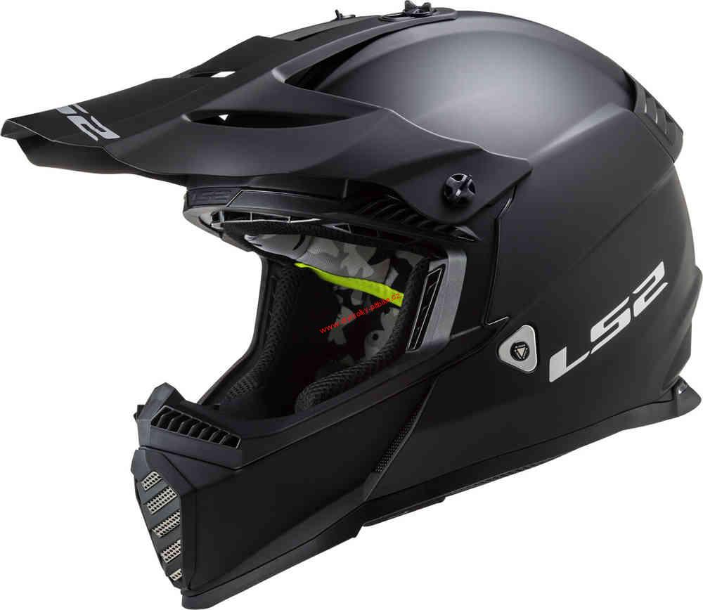 Krosová moto přilba LS2 MX437 Fast Evo matt black