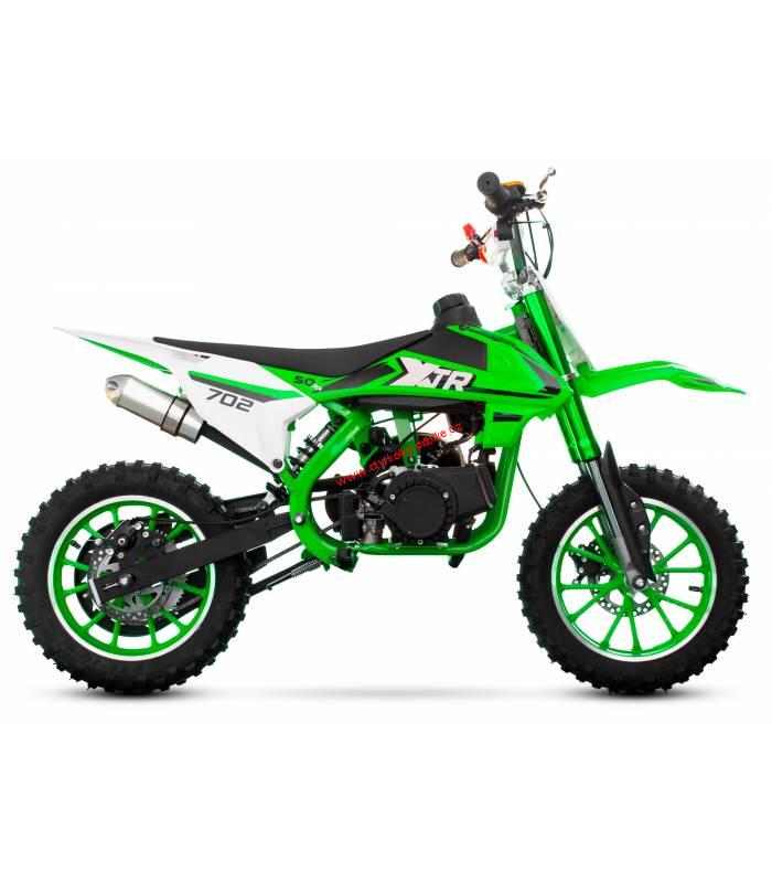 Minicross XTR Style 50cc 2T El.start poloautomat green