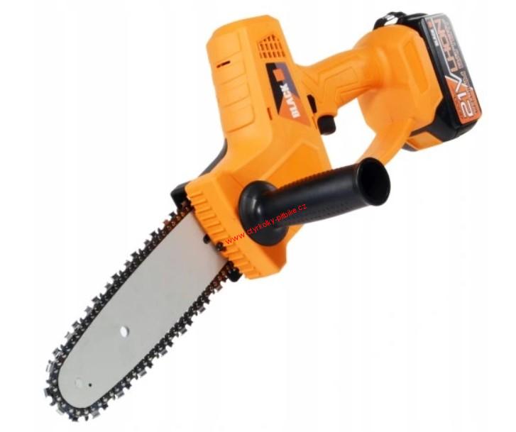 Aku řetězová pila Black 21V na větve stromů 8"