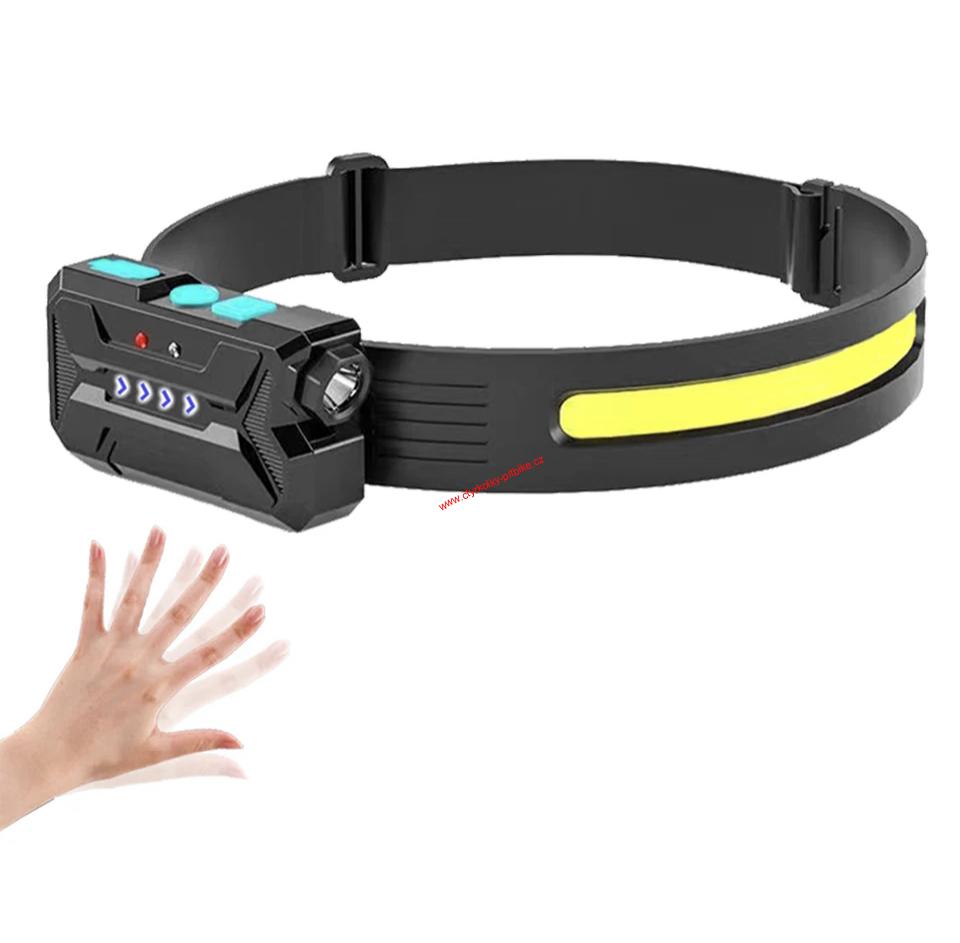 Nabíjecí čelovka handsensor 350lm