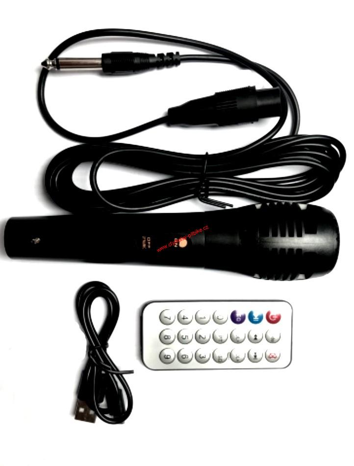 Reproduktor bluetooth s mikrofonem pro karaoke 20W