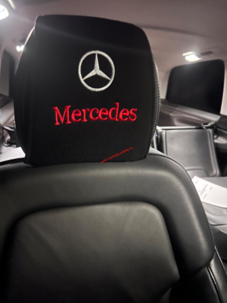 Potah opěrky hlavy Mercedes 2ks