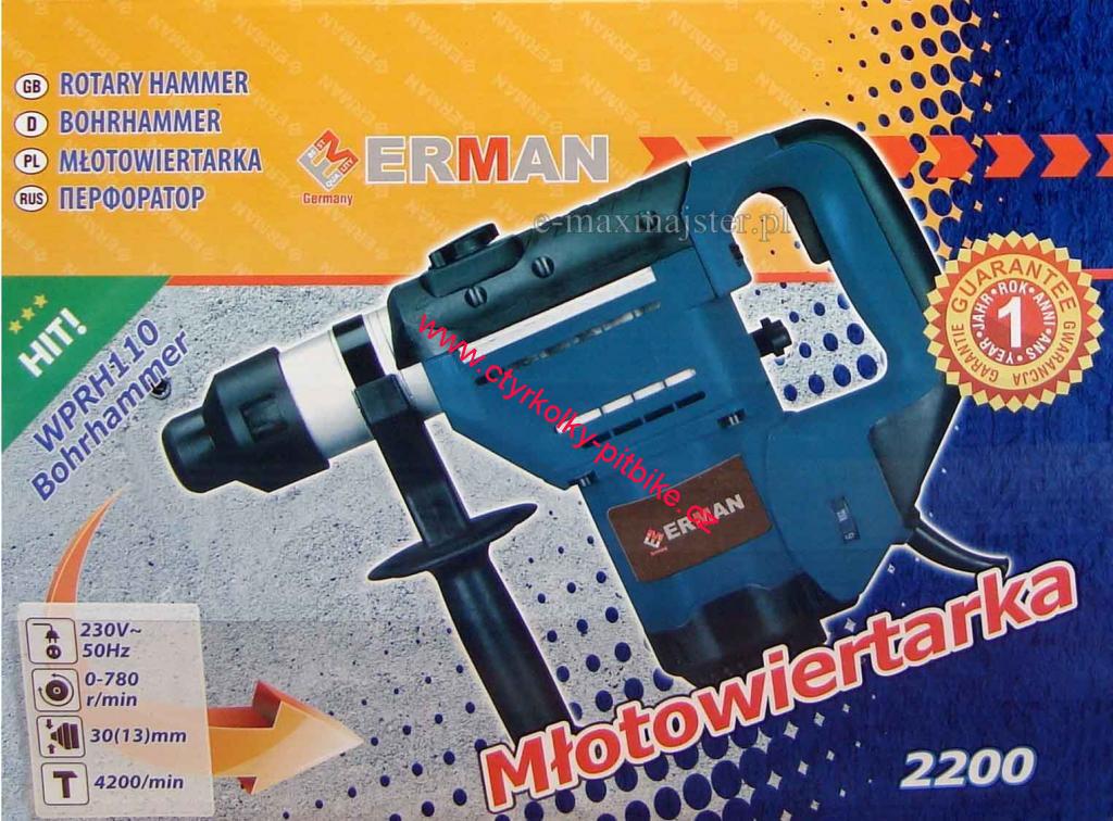 Bourací kladivo 2200 wattů