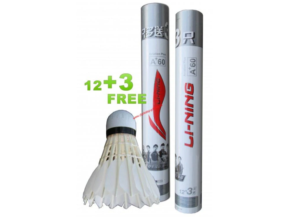 Míčky na badminton Li-Ning A+60 15ks